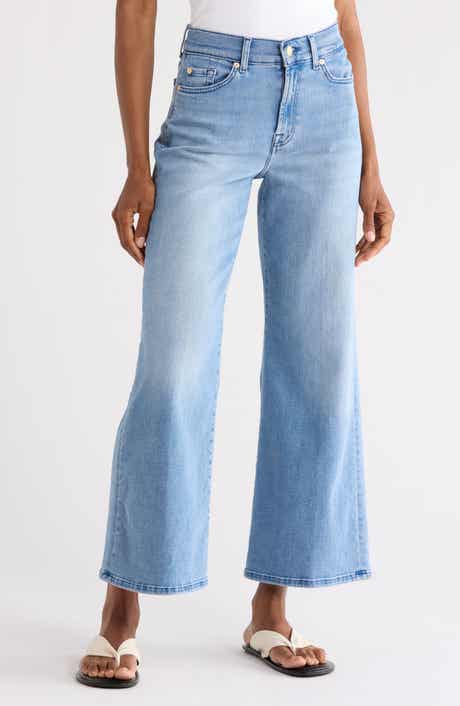 7 For All Mankind Lotta Ankle Wide Leg Jeans
