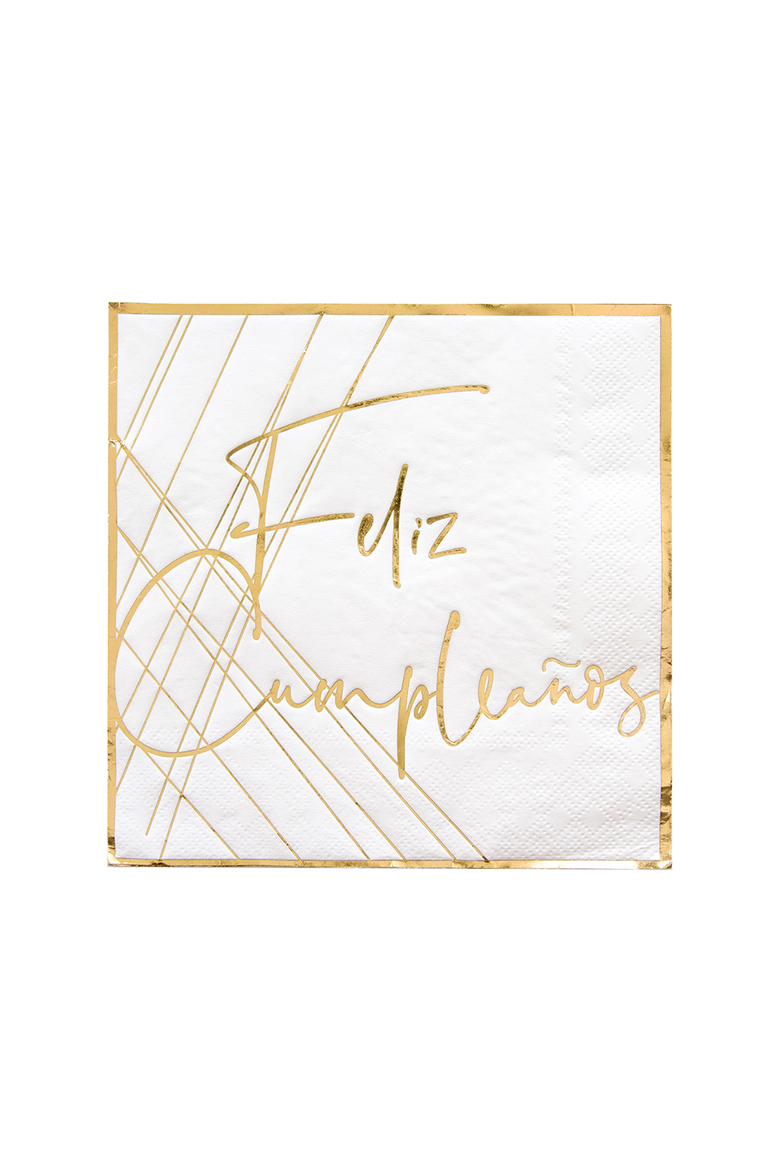 Feliz Cumpleaño Large Napkins, Main, color, Assorted Pre-Pack