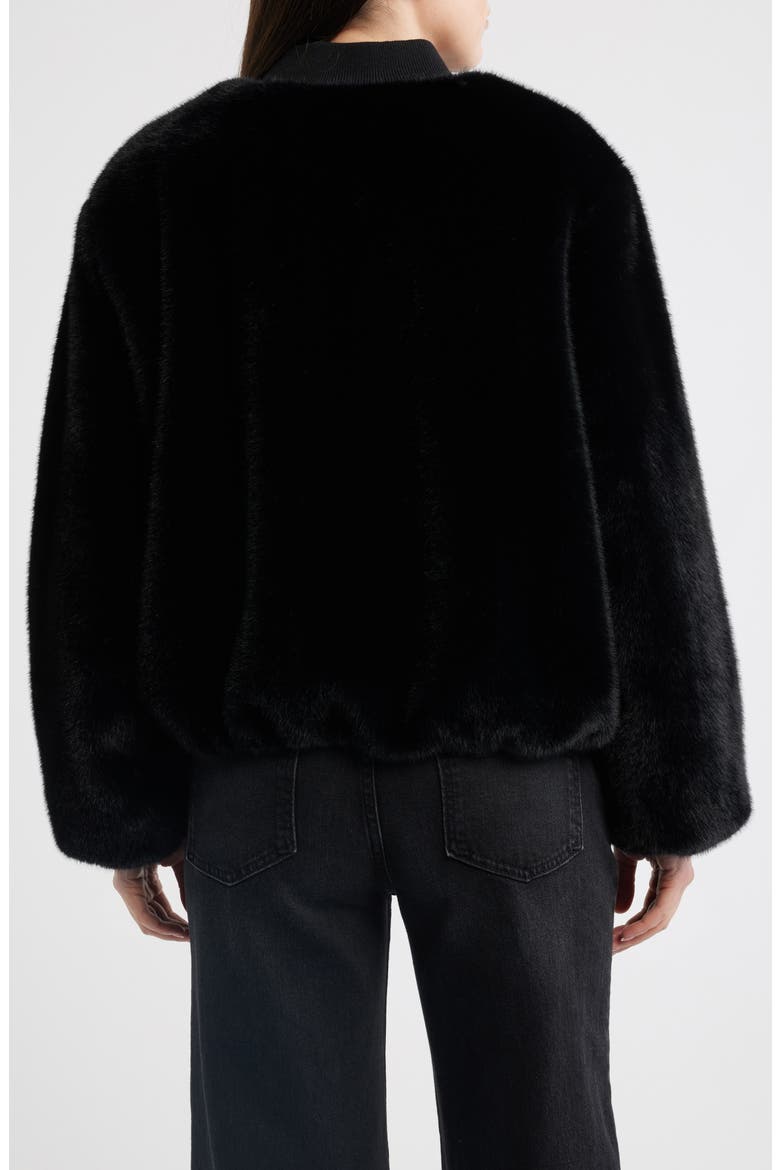 Reversible Bomber Jacket, Alternate, color, BLACK