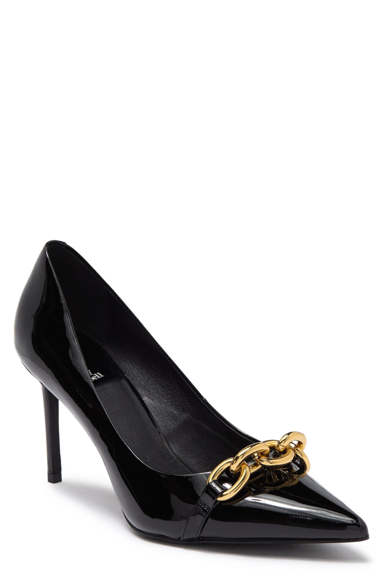 Jeffrey Campbell Chain Link Pointed Toe Pump, Main, color, 