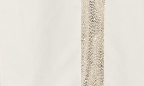 Twp Almost Famous Side Sequin Jeans In White