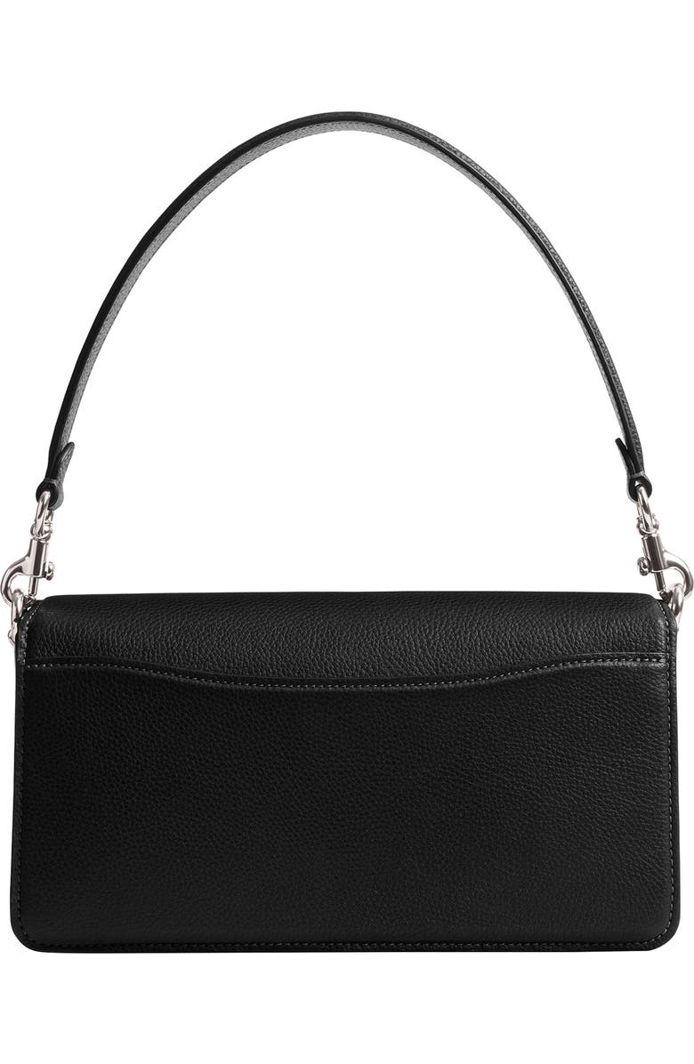 COACH Tabby 26 Leather Shoulder Bag, Alternate, color, Lh/ Black
