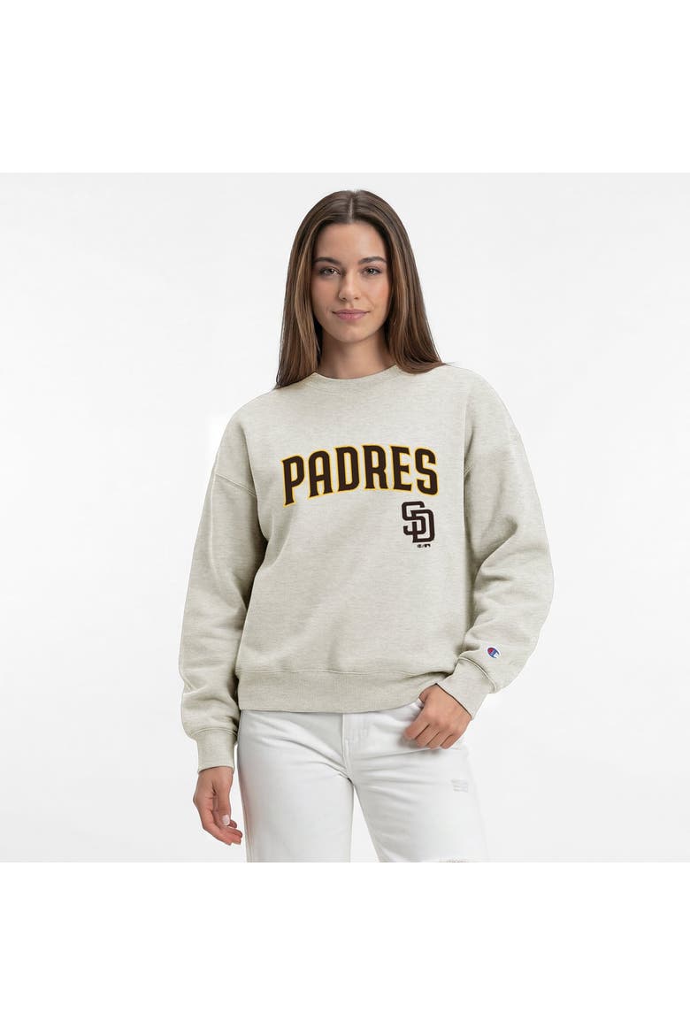 Women's Champion  Oatmeal San Diego Padres All-Star Sweatshirt, Main, color, Oatmeal