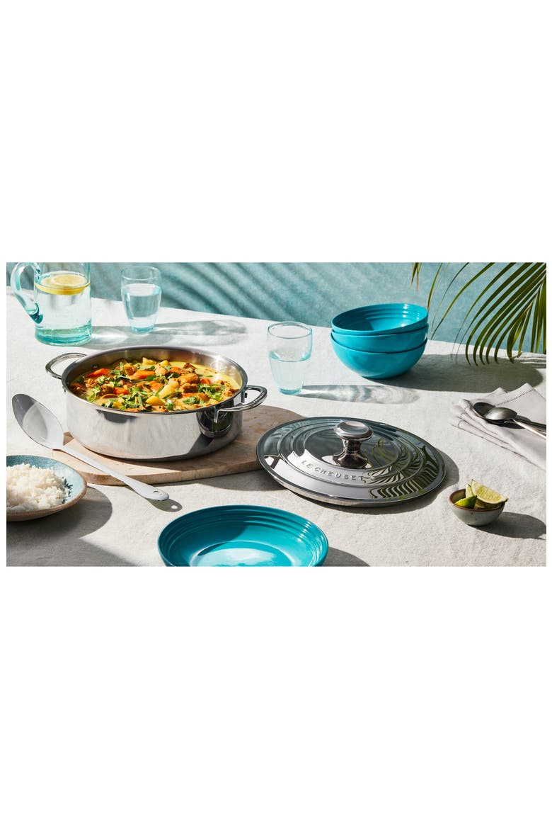 Signature 4.5-Quart Stainless Steel Rondeau, Alternate, color, SILVER