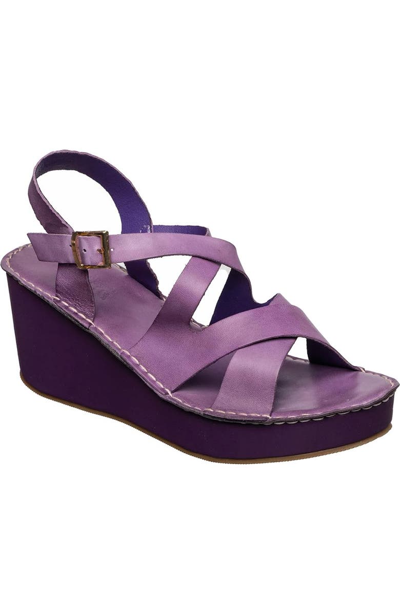 ANTELOPE Sari Platform Wedge Sandal, Main, color, Iris