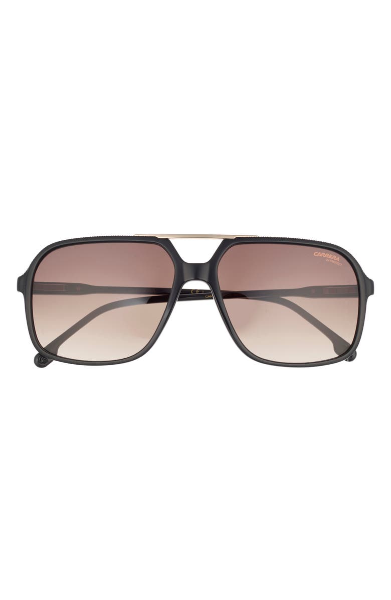 Carrera Eyewear 59mm Polarized Aviator Sunglasses, Main, color, Oxford