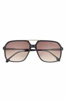 Carrera Eyewear 59mm Polarized Aviator Sunglasses