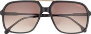 Carrera Eyewear 59mm Polarized Aviator Sunglasses