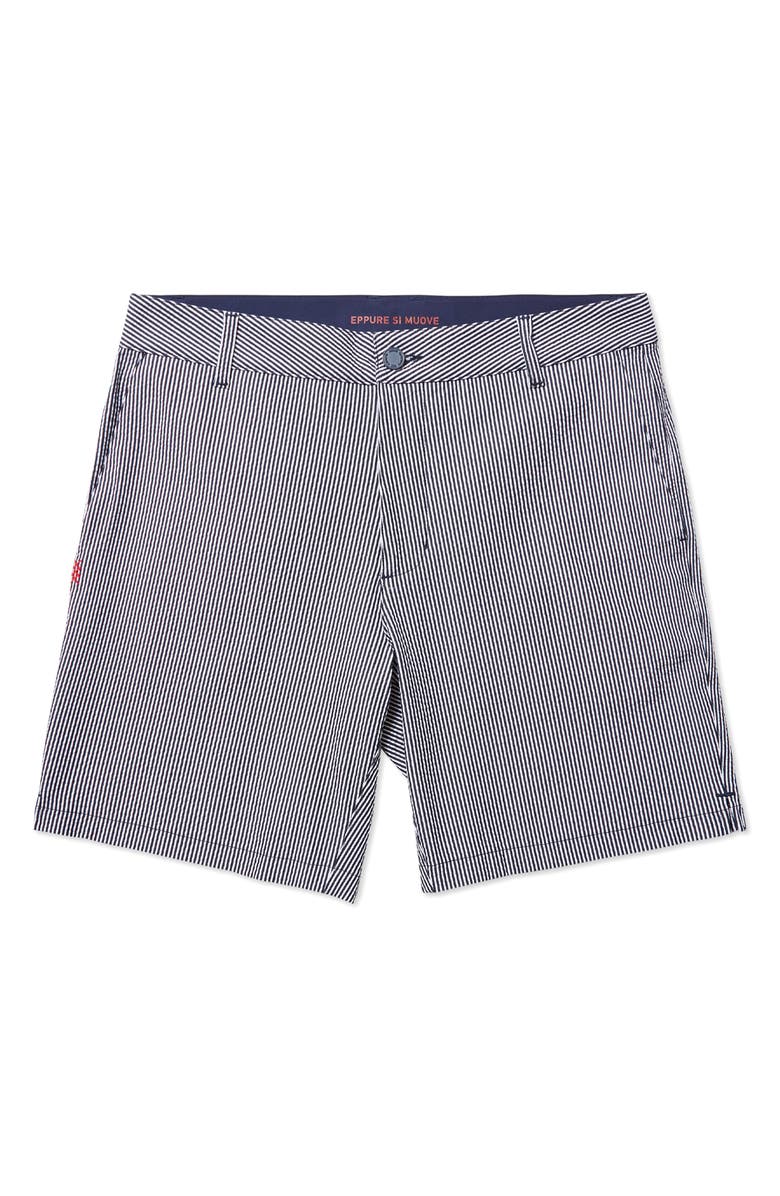 Stripe Seersucker Shorts