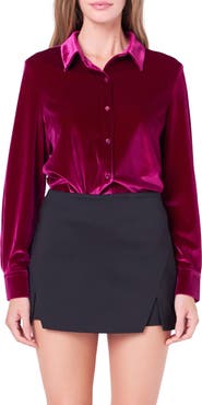 English Factory Velvet Shirt