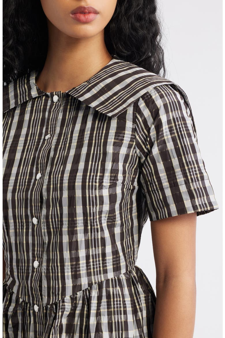 Miley Shirtdress, Alternate, color, BLACK/ WHITE