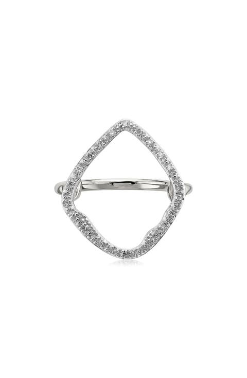 Riva Hoop Diamond Ring