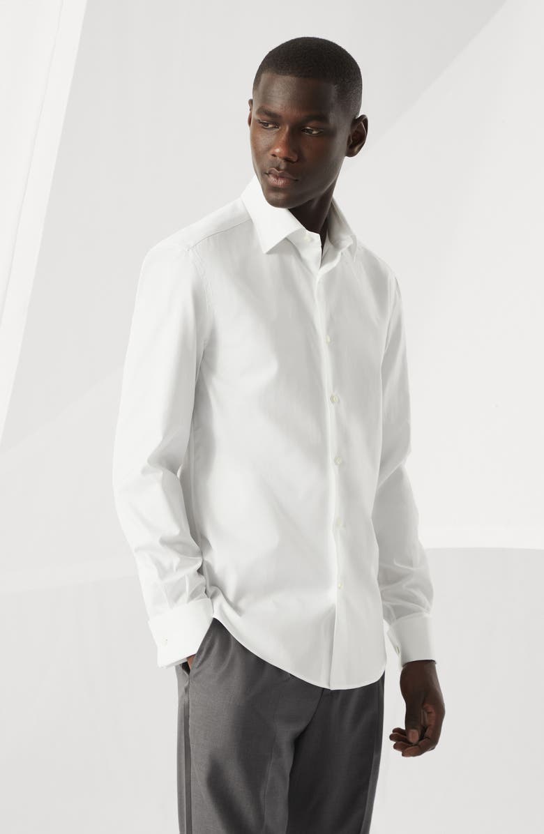 Brunello Cucinelli Tuxedo shirt, Alternate, color, 
