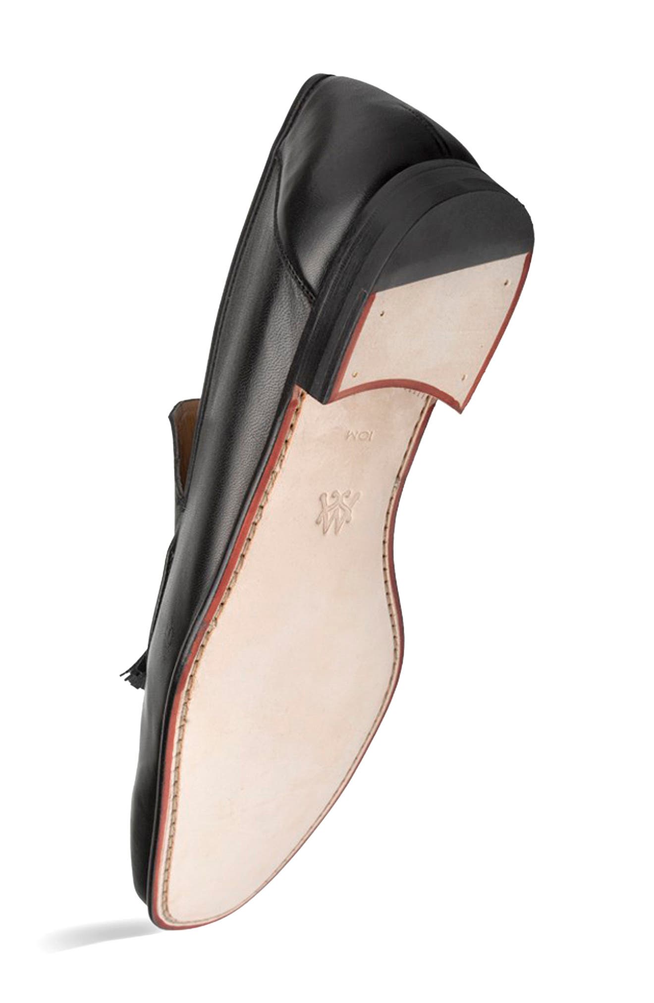 Mezlan Javea Tassel Moc Toe Loafer, Alternate, color, Black