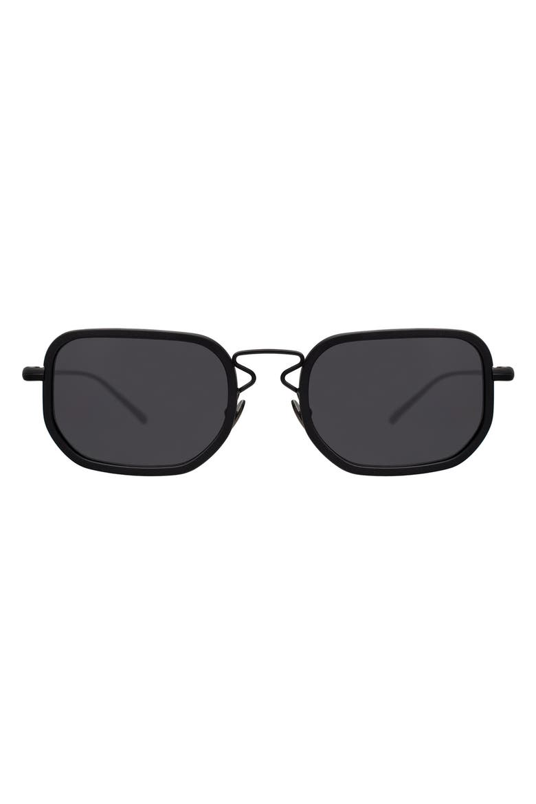 Venetian Sunglasses, Main, color, Matte Black / Grey
