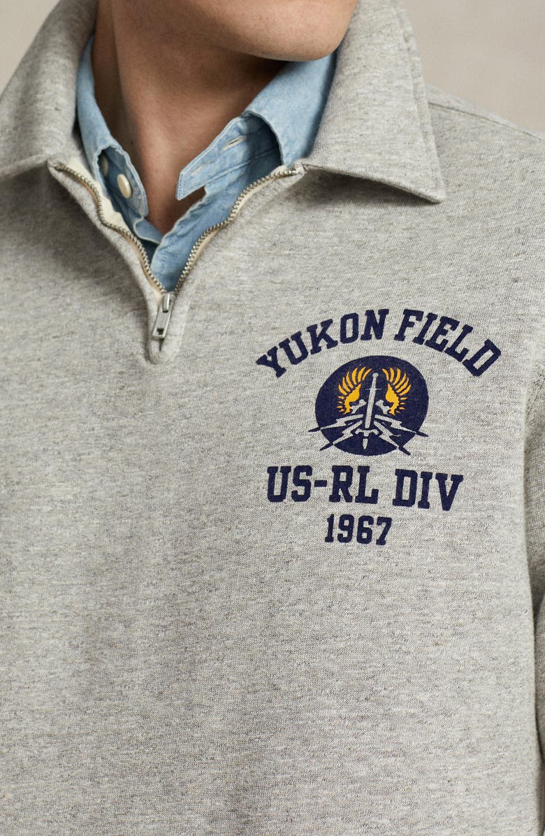 Polo Ralph Lauren Fleece Quarter Zip Pullover, Alternate, color, 