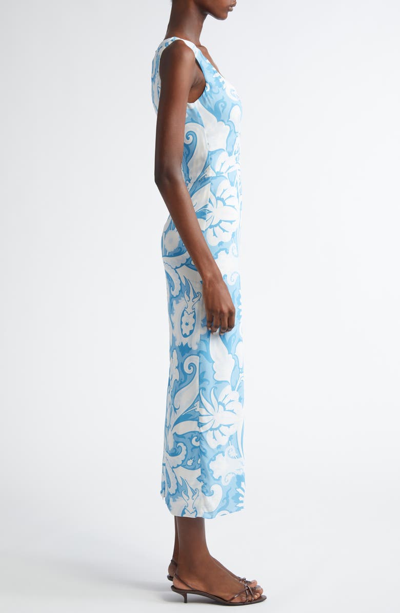 Etro Paisley Midi Sheath Dress, Alternate, color,