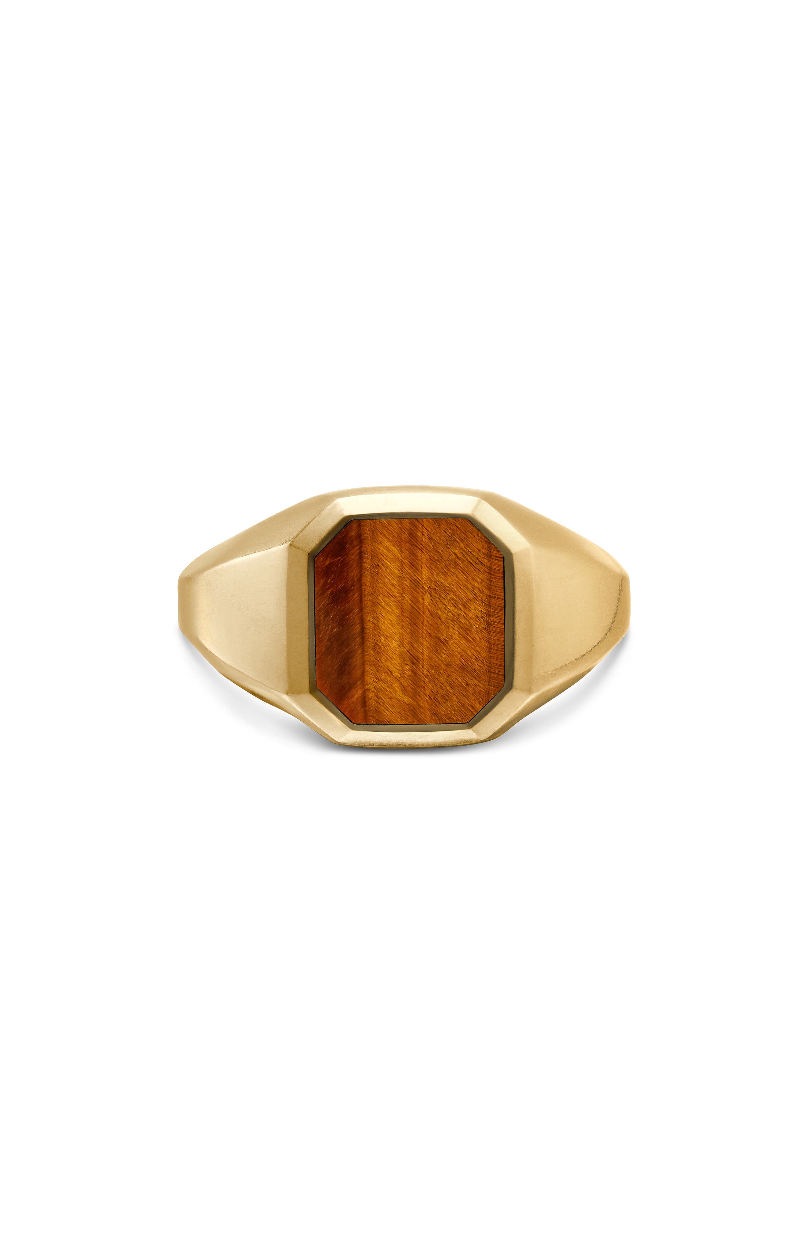 18K YELLOW GOLD/ TIGER EYE