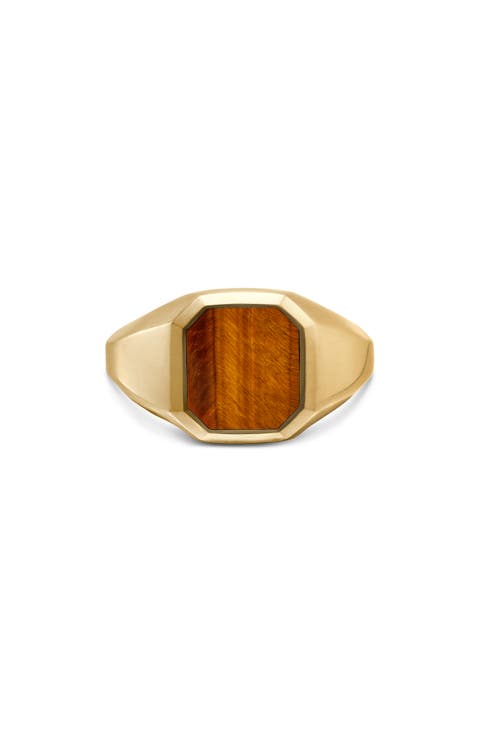 Men's Streamline Signet Ring