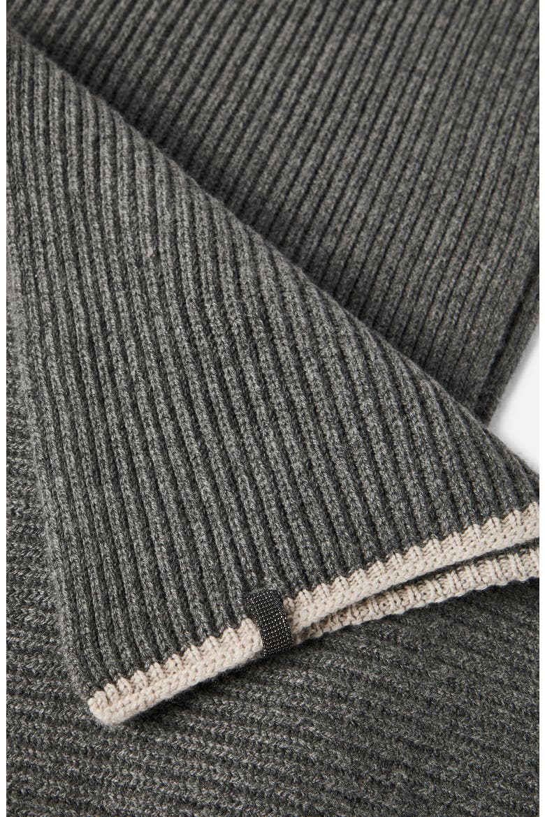 Knit scarf, Alternate, color, Medium Grey