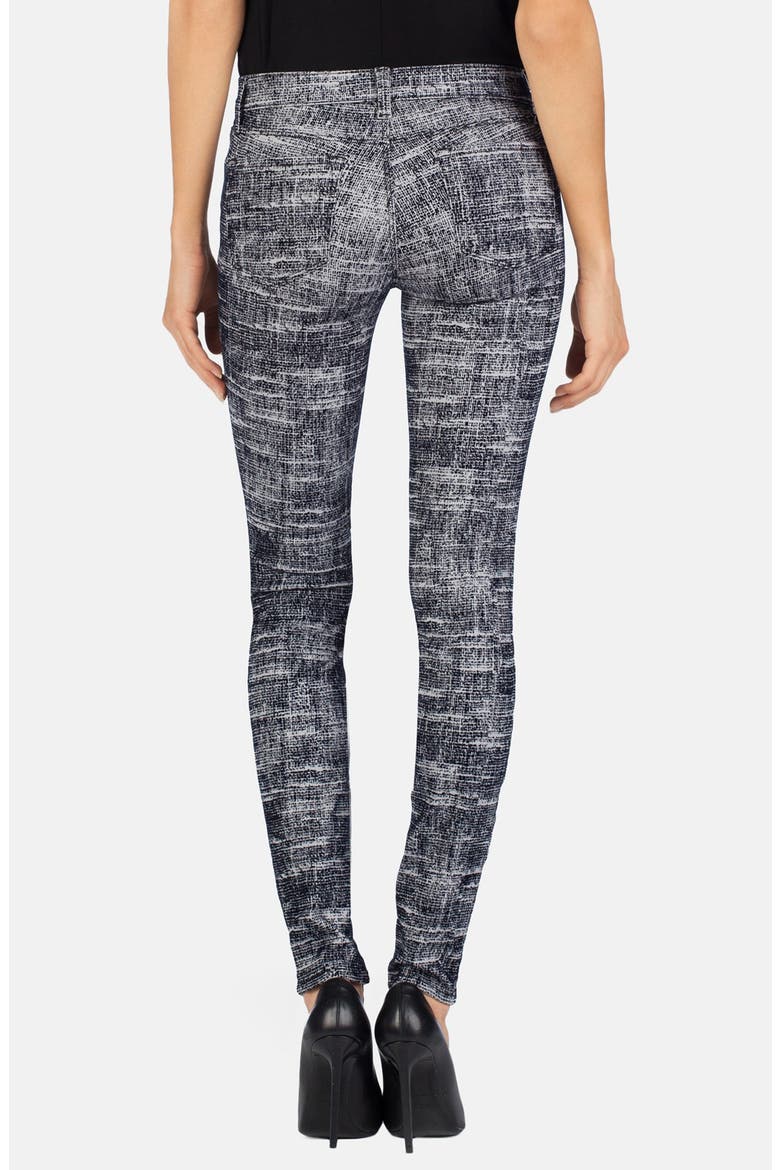 '620' Mid Rise Skinny Jeans, Alternate, color, FOG STATIC PRINT