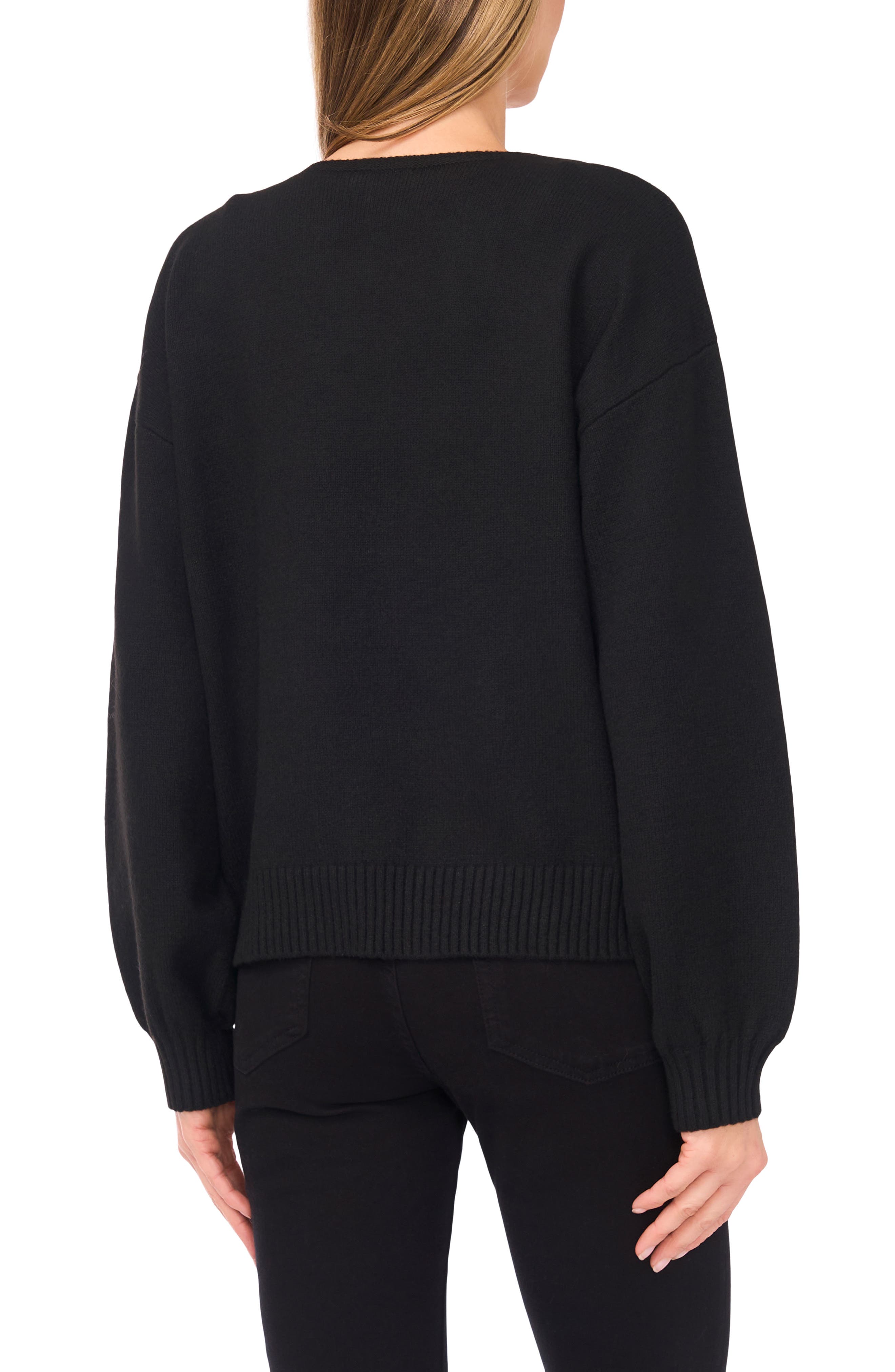 Bow Accent Cardigan - image 2