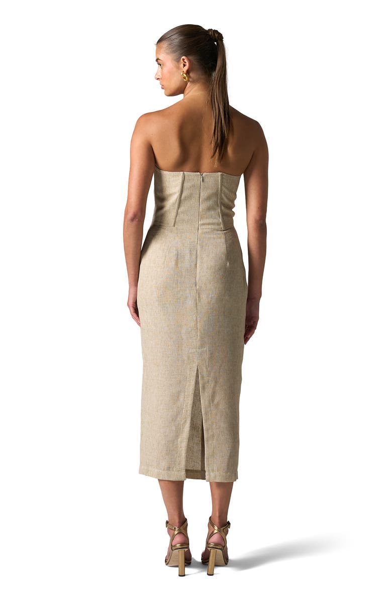 JBQ Bellucci Dress, Alternate, color, Parchment
