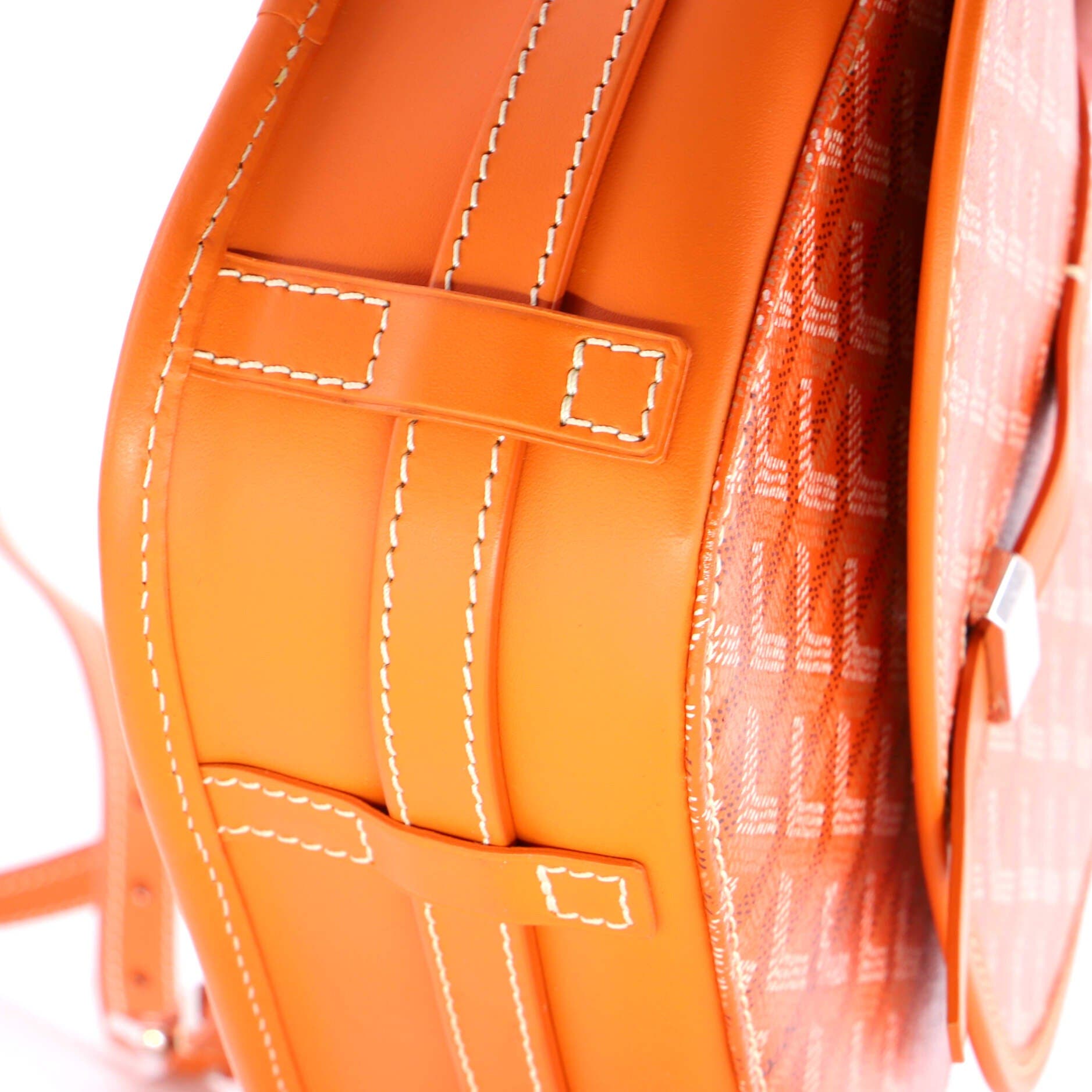 Pre-Owned Goyard Belvedere II Messenger Bag Coated Canvas PM, Alternate, color, Orange