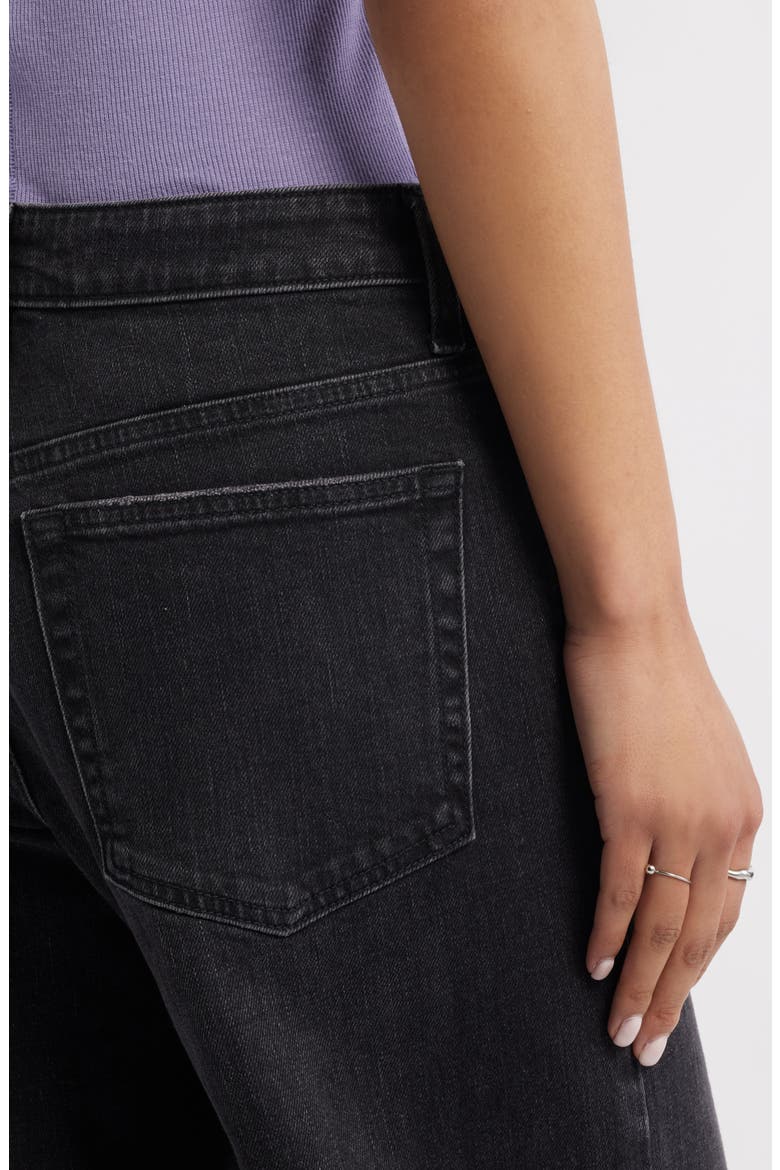 Low Rise Baggy Wide Leg Jeans, Alternate, color, WASHED BLACK