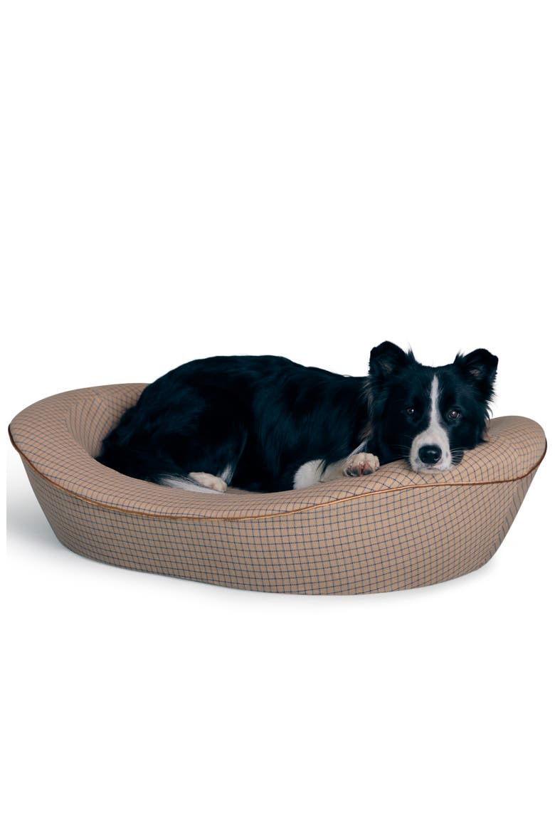 The Timeless Dog Bed, Alternate, color, Tawny Ledger