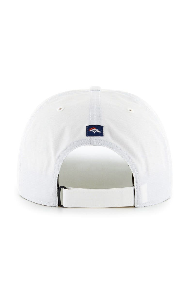 '47 Men's '47  White Denver Broncos Downburst Hitch Adjustable Hat, Alternate, color, 