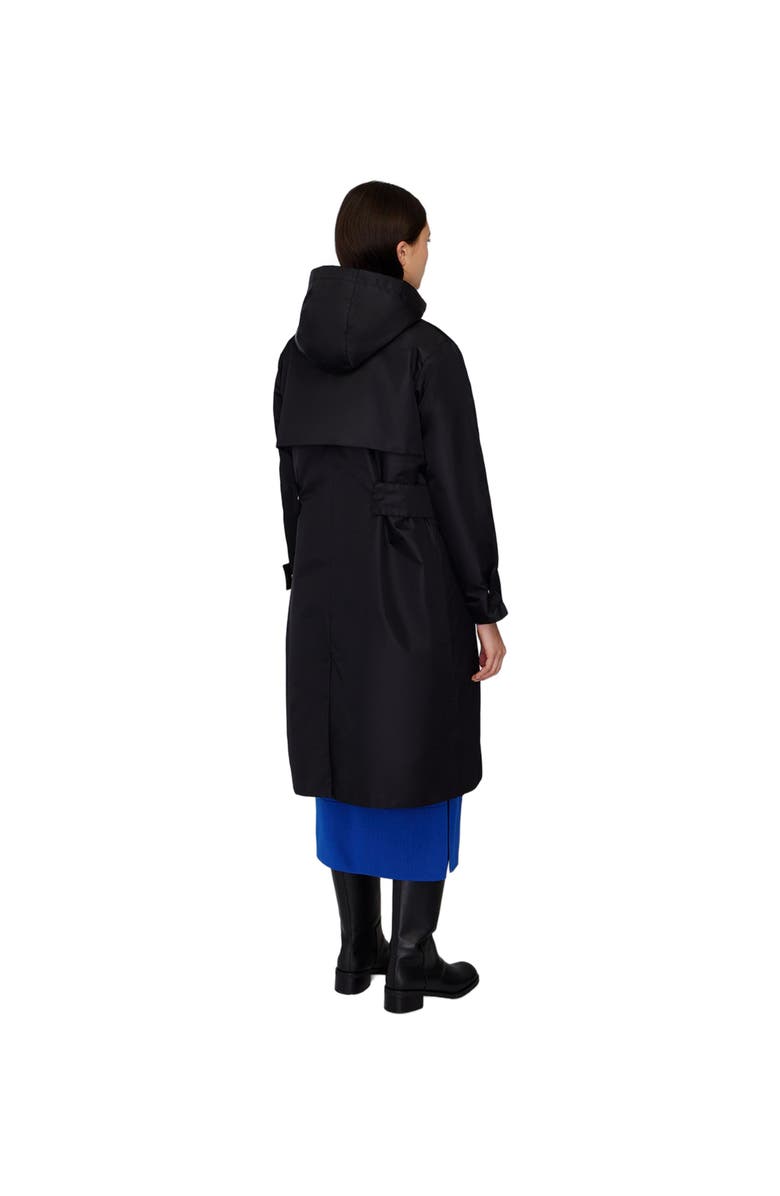 Quartz Co. MARINA | Hooded 3-in-1 Trench Coat, Alternate, color, Black