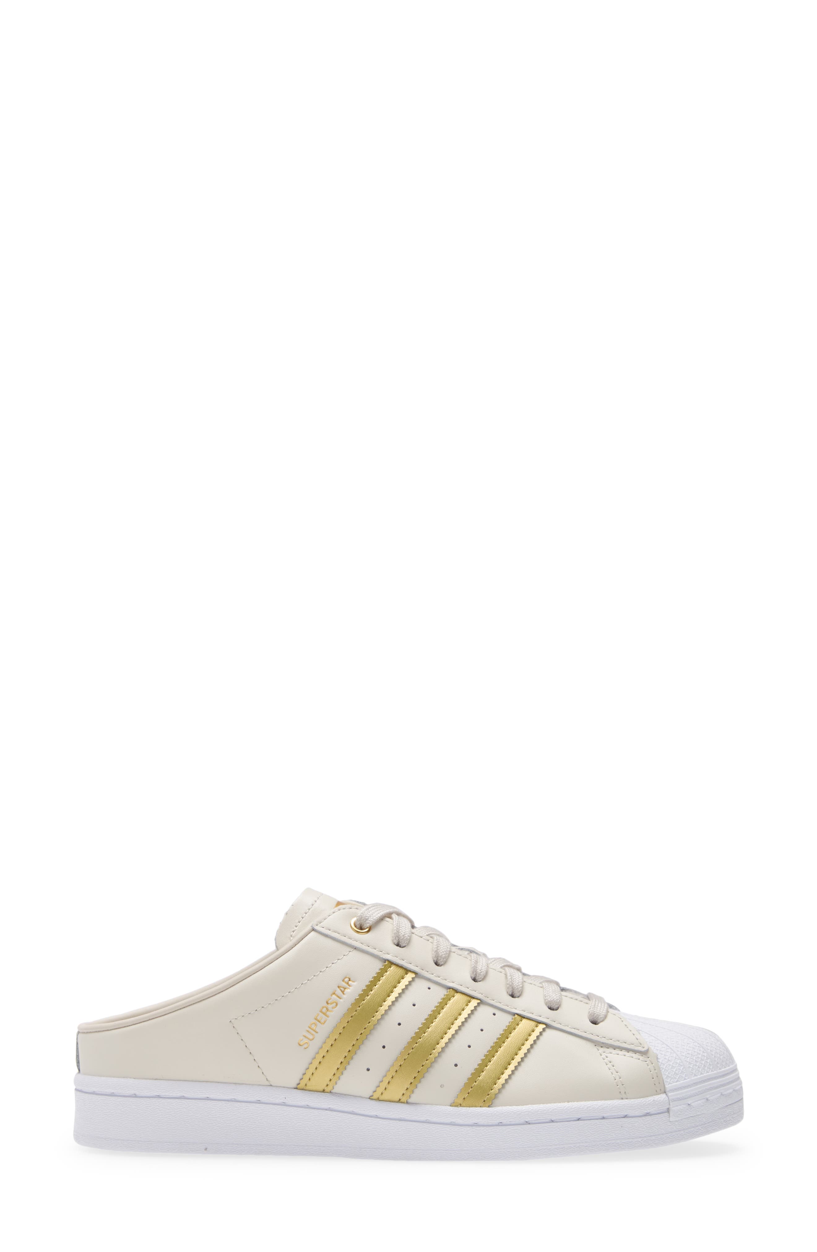 Superstar Mule Sneaker, Alternate, color, CLEAR BROWN/ GOLD / WHITE