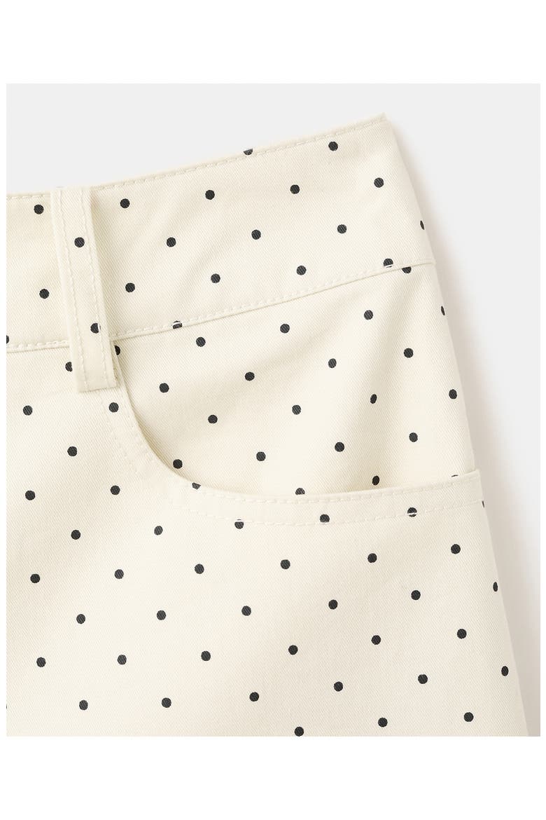 Dot Cotton Shorts, Alternate, color, ECRU