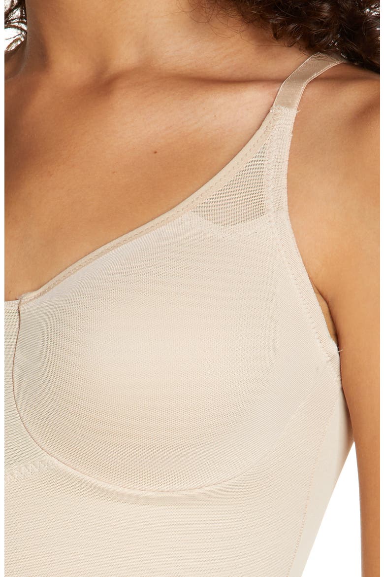 Sexy Sheer Underwire Shaping Camisole, Alternate, color, WARM BEIGE