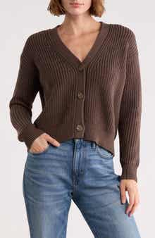 ELIE ELIE TAHARI V-Neck Cardigan Sweater
