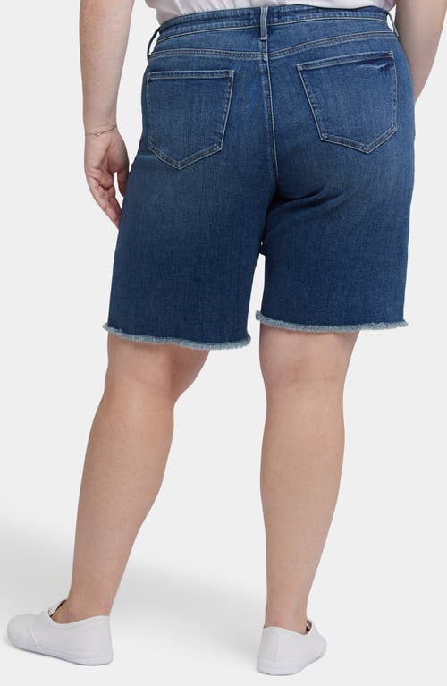Nydj Lilly Fray Hem Denim Shorts In Rio Rapids