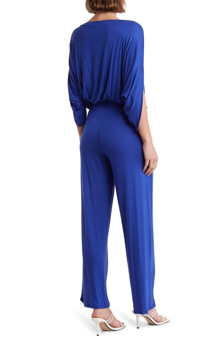 GO COUTURE Raglan Sleeve Jumpsuit, Alternate, color, Royal