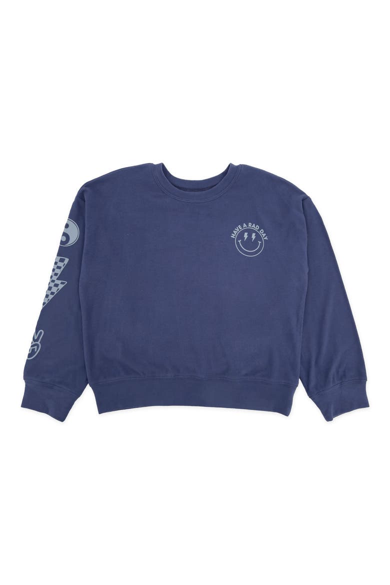 Rad Long Sleeve Hacci T-Shirt, Main, color, CROWN BLUE
