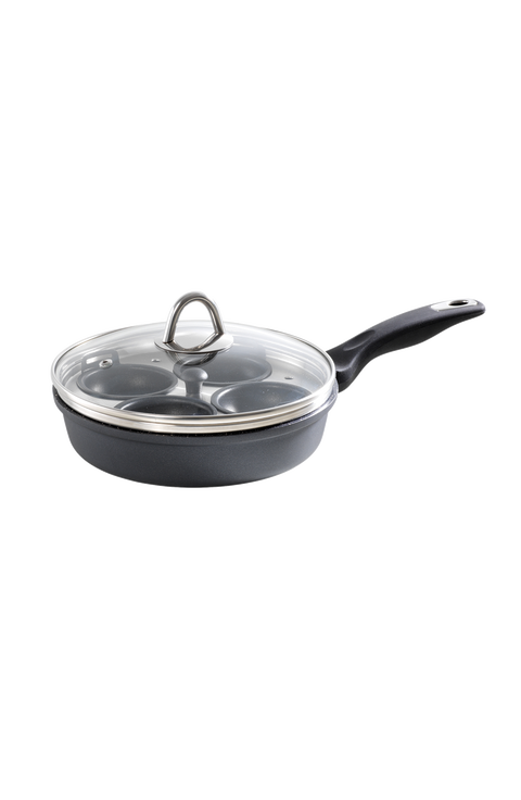 GRANITE 4-Egg Poacher with Lid 1.4qt