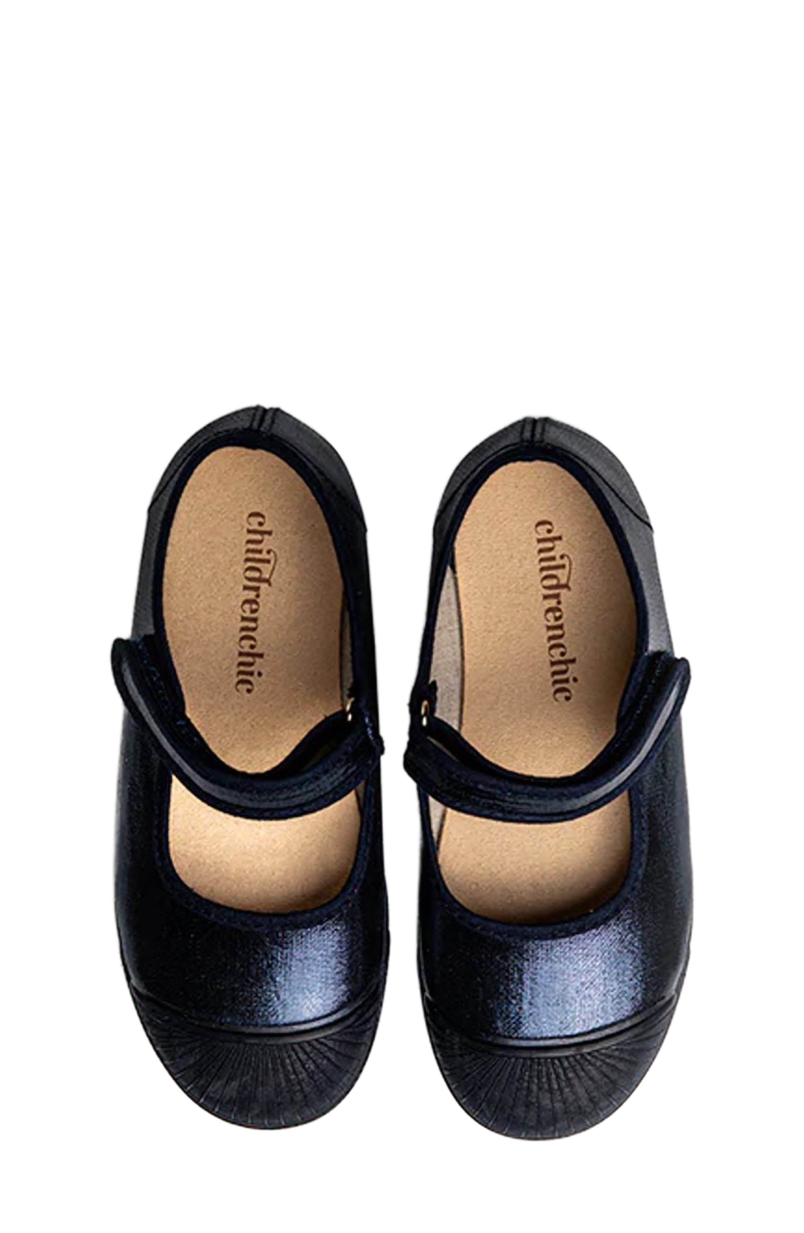 CHILDRENCHIC Kids' Mika Mary Jane Cap Toe Flat, Alternate, color, Navy