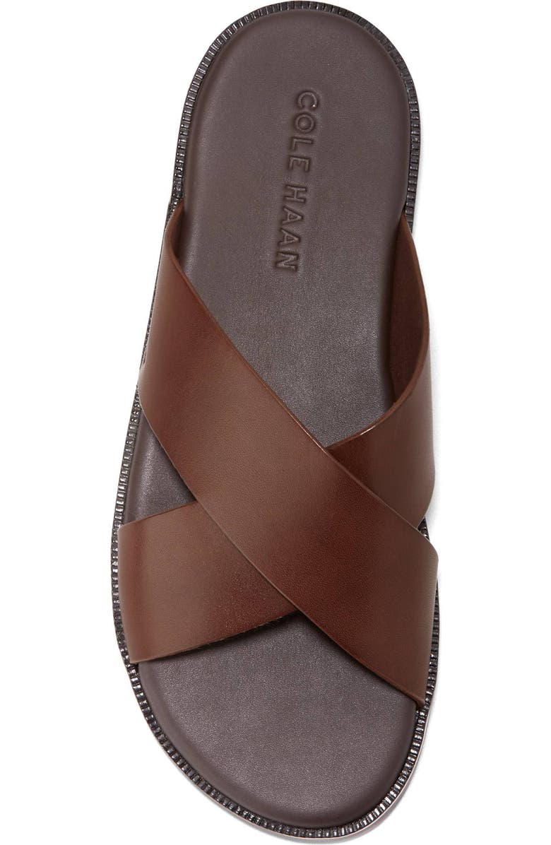 Cole Haan Nantucket Cross Strap Sandal, Alternate, color, Woodbury / Java