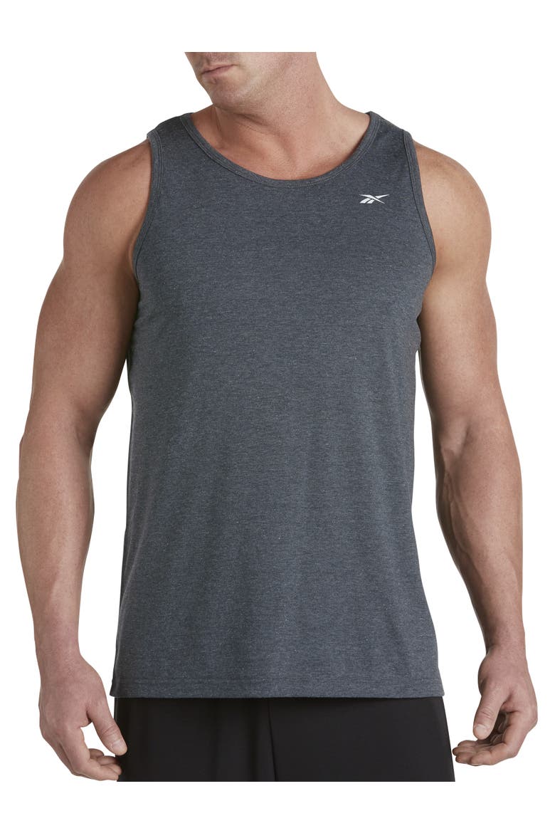 Performance Jersey Tech Tank Top, Main, color, GRANITE