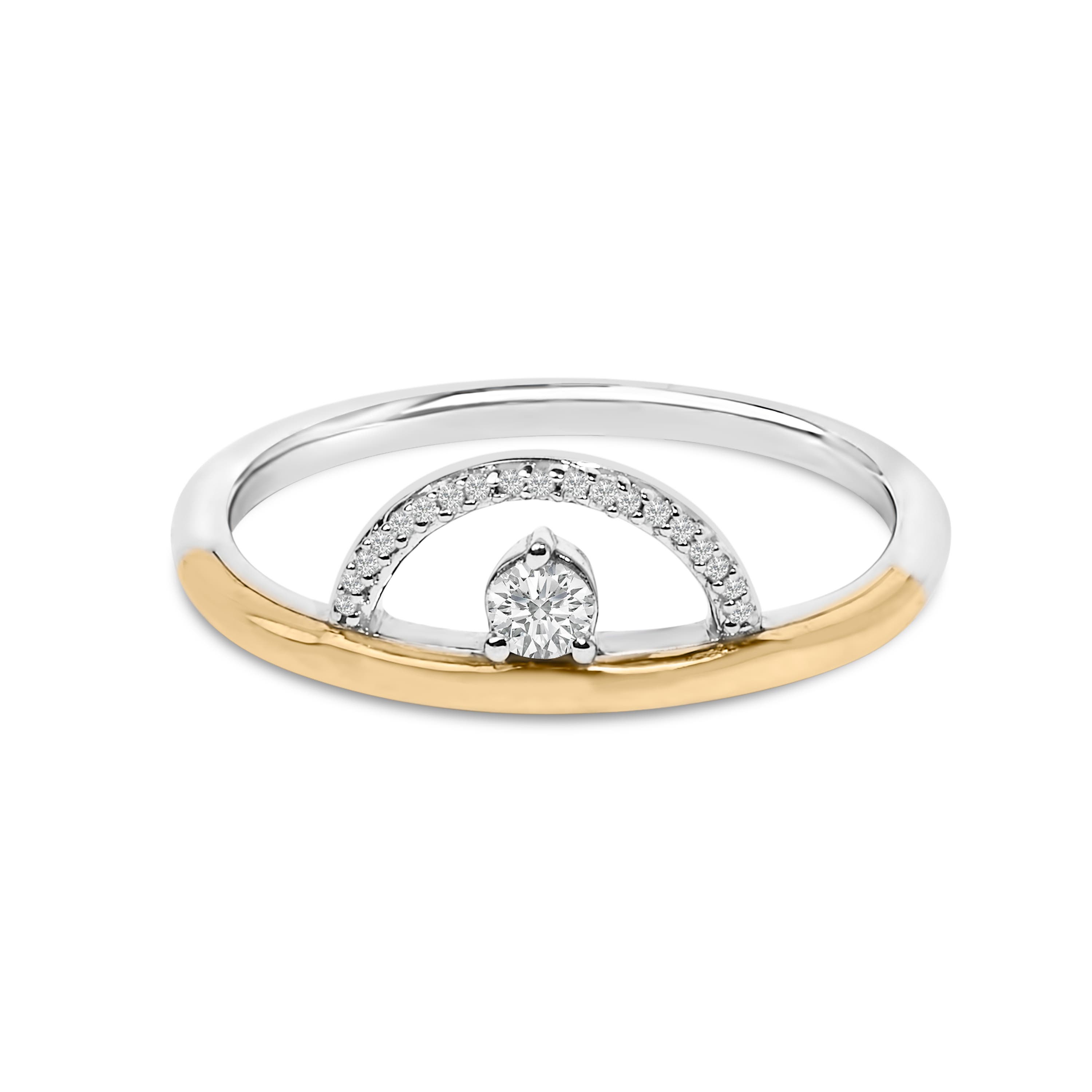 selected Yellow Gold over Silver
