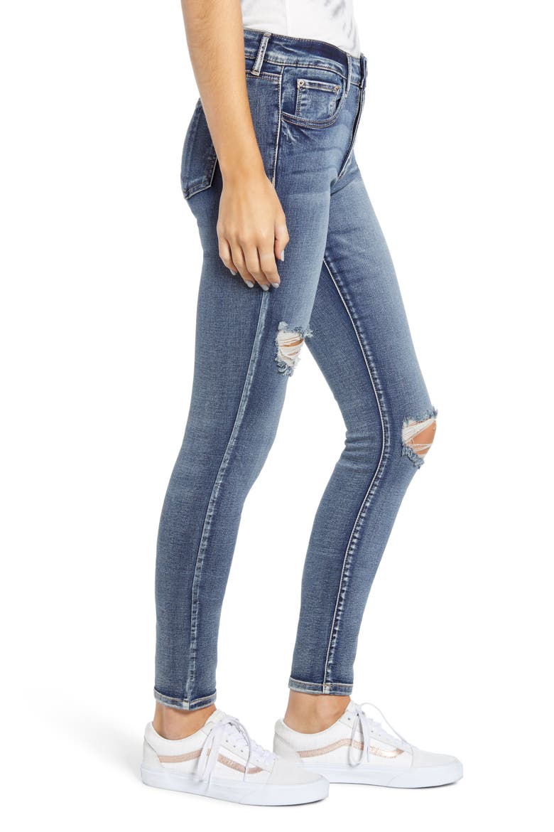 Ripped Skinny Jeans, Alternate, color, BOYFRIEND WASH