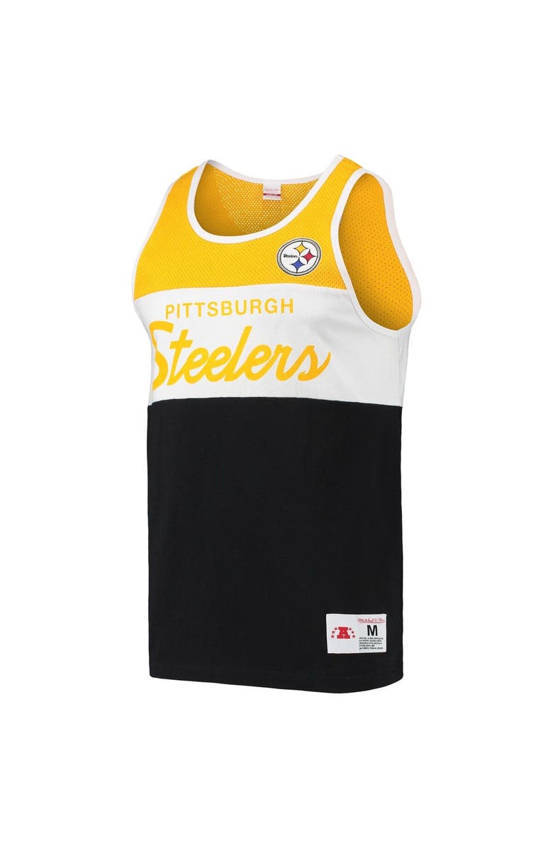 Mitchell & Ness Men's Mitchell & Ness Black Pittsburgh Steelers Team Tank Top, Alternate, color, Black