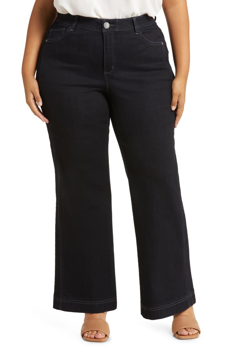 Gracie Skyrise Double Side Seam Wide Leg Jeans, Main, color, INDIGO