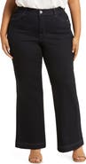 Wit & Wisdom Gracie Skyrise Double Side Seam Wide Leg Jeans