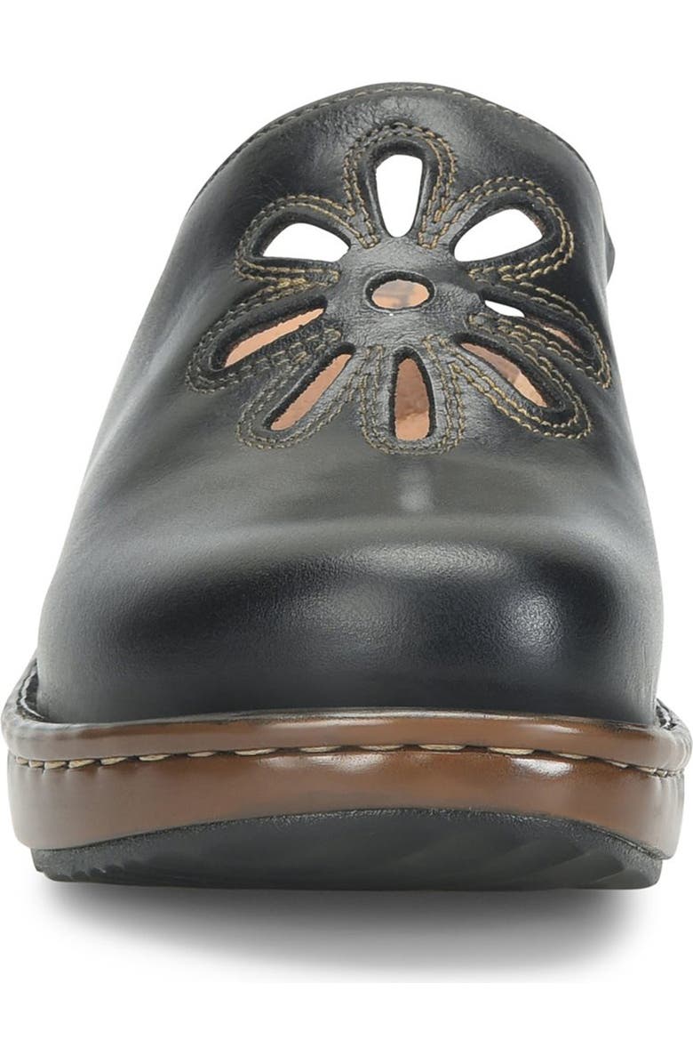 Børn Torry Clog, Alternate, color, Black Leather