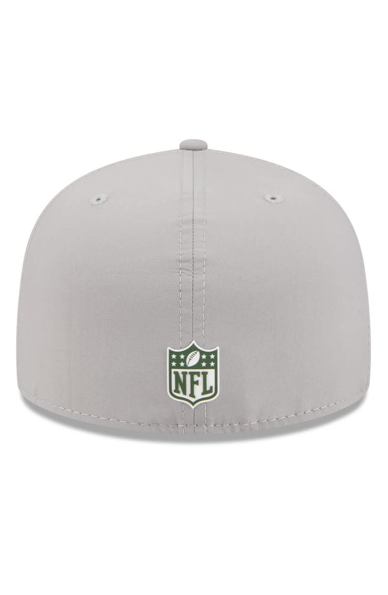 New Era Men's New Era Gray Green Bay Packers 2025 Sideline 59FIFTY Fitted Hat, Alternate, color, Gray